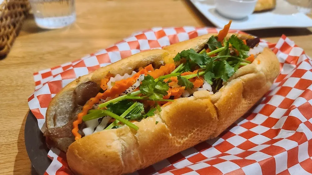 Fried Pork Banh MI Sandwich