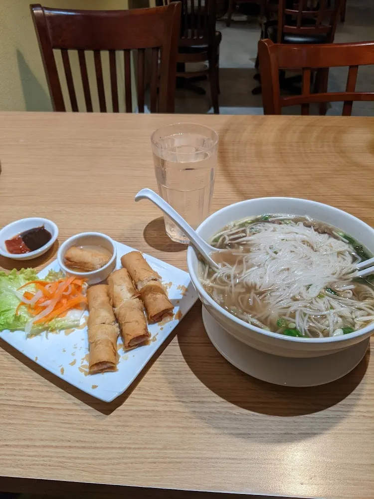 Pho and Egg Roll