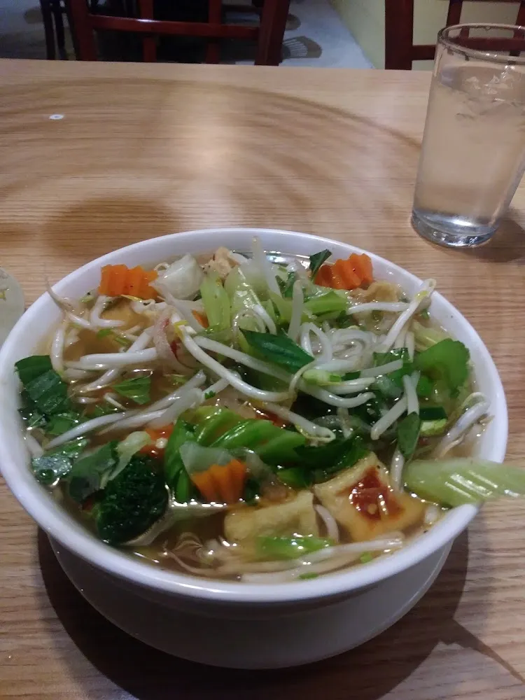 Vegtable Pho with 2 Lime Squeeze